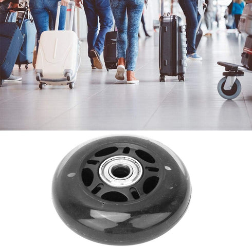 Casters Wheel, 3in Replacement Luggage Suitcase/Scooter Inline Skate Roller Wheels Luggage Cart Accessories Axles Deluxe Repair...