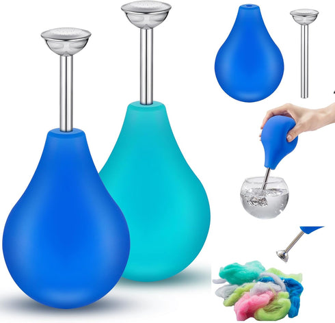 Ziliny 2 Pcs Ball Brause Sprinkler Flower Sprinkler Ball Brauser Squeeze Sprinkler Wet Felting Tools Watering Sprinkler Nozzle Convenient Water Sp...