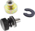Seat Bolt Screw Nut Kit 1/4"-20 Thread Compatible with Harley Davidson Touring Softail Dyna Sportster 1986-2025 Model...