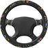 Colorful Wildflower Steering Wheel Cover Neoprene Material Most Cars Universal 15 inch Premium Non-Slip Breathable Flower Embroidery Car Steering ...