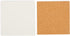 Bright Creations White Square Ceramic Coasters - 4 in x 4 in Unglazed Tiles with Cork Backing, 12 Pack - Blank Ceramic Square Coasters for Crafts ...