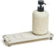 ZAZ Instant Dry Sink Caddy, Kitchen Sponge Soap Holder Dispenser, Bathroom Countertop Fast Drying Stone (Fog Mist)...