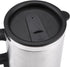 Car Electric Cup, 12V 60W 450ml Electric Incar Stainless Steel Travel Heating Cup Coffee Tea Car Cup Mug for 12V Power Source Cars 16 x 8.5cm...
