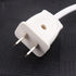 1pcs White Hanging Light Cord E27 Light Bulb Socket to 2-Prong with On/Off Switch (about 80mm base & 26ft wire)...