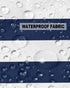 Outdoor Throw Pillow Cover Simple Navy Blue White Stripes Waterproof Cushion Covers 2 Pack Nautical Theme Stripe Pillow Cases Home Decoration for ...