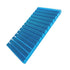 Aluminum Heat Sink Heatsink Module Cooler Fin Heat Radiator Board Cooling for Amplifier Transistor Semiconductor Devices Blue Tone 150 mm (L) x 74...