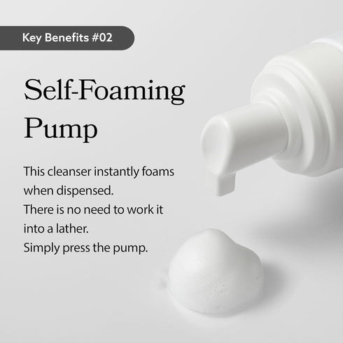 Tabitha Deep Moisture Foaming Cleanser, Low-pH, Hydrating, Gentle Face Wash with Moringa Extract, Korean Skincare, Fragrance-Free, 5.07 fl.oz...