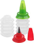 ABOOFAN 2 Pcs Cookie Icing Bottles Squeeze Writer Bottles Squeeze Bottles with Couplers and Stainless Steel Tips Clear Dispenser Decorating Cookie...