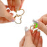 8 PCS Heart Carabiner Clip, Heart Shaped Key Ring, Cute Carabiner Keychain, Small Spring Snap Hooks, Mini Metal Heart Buckle for Keys Craft Diy Pu...