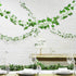 84Feet 12 Strands Artificial Flowers Greenery Fake Hanging Vine Plants Leaf Garland Hanging for Wedding Party Garden Outdoor Office Wall Decoratio...