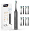 Sonic Electric Toothbrush, Sonic Toothbrush with 5X More Effective Cleaning Power, Rechargeable Electric Toothbrush with 8 Brush Heads, 4 Modes, L...