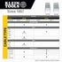 Klein Tools 450-003 Heavy Duty Staples, Made in USA, 19/32 x 11/32-Inch Insulated Staples for Romex and Other Cables, for Klein Tools Stapler No. ...