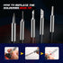 Soldering Iron Kit, 60W 110V Soldering Welding Iron Kit with Ceramic Heater, 10 in 1 Adjustable Temperature Soldering Welding Iron Kit Soldering I...