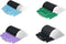Professional Animal Stainless Steel 4 Color Guide Comb Set for 10#/15#/30#Detachable Blade,Compatible with Andis, Oster A5, Wahl KM Series Guards ...