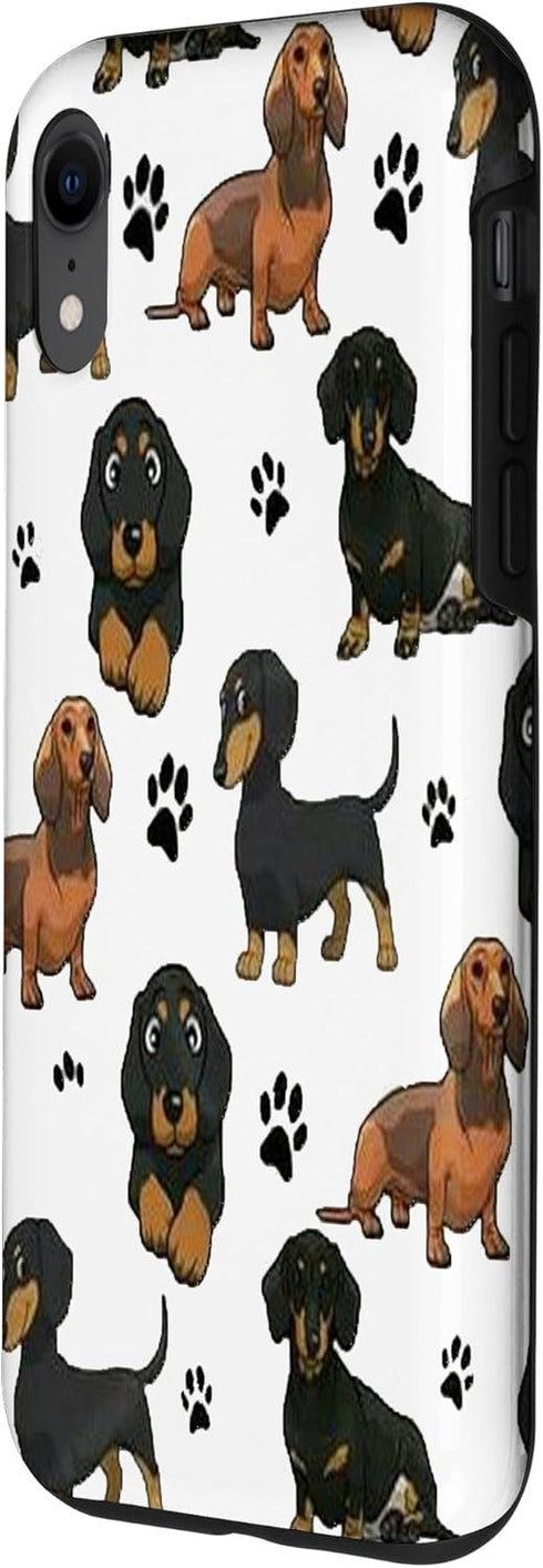 iPhone XR Dachshund Case Funny Gift for Cute Dog Lovers Case...