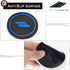 Auovo Anti dust Mats for Charger 2021 2020 2018 2017-2015 Accessories Custom Fit Cup Holder Liners Mats(6pcs/Set, Blue)...