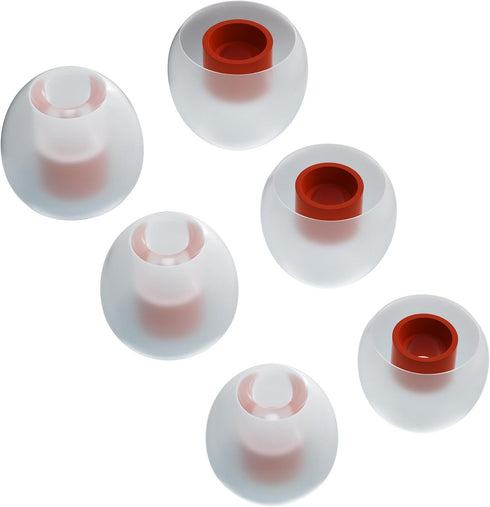 X-DF Simple Soft Silicone Earbuds Replacement Tips Fit Compatible with in-Ear Headphones (Inner Hole from 3.8mm - 4.2mm Earphones), Simple Ear Tip...