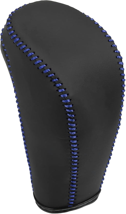 X AUTOHAUX Car Gear Shift Knob Cover Protector with Blue Thread for Chevrolet Cruze 2011-2015 Aveo 2007-2011...