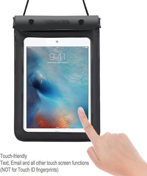 Waterproof Tablet Case Pouch Dry Bag for Kindle Paperwhite/Oasis E-Reader, iPad Mini 7.9’’ 8.3’’, Galaxy Tab A9 A7 Lite 8.7’’, A 8.0’’, E 8.0’’, S...