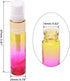 14Pcs 10ml (1/3 oz) Yellow Rose Gradient Color Spray Bottles Glass Vials Tube Perfume Atomizer Refillable Makeup Travel Fine Mist Sprayer Bottle C...