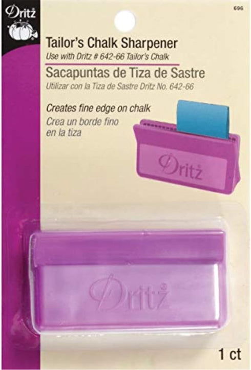 Dritz Tailor's Chalk Sharpener, 1 Count (Pack of 1), Purple...