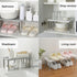 Expandable Cabinet Organizer Shelf, Kitchen Cupboard Organizer, Free Standing Spice Rack, Retractable Storage Racks for Bathroom, Countertop, Pant...
