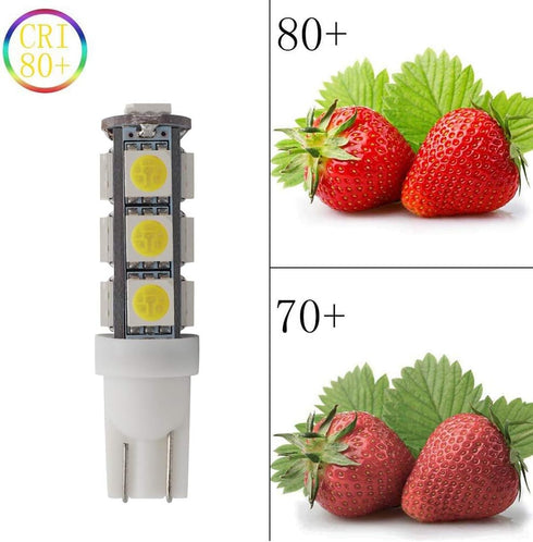 GRV T10 C921 192 194 W5W 13-5050SMD Super Bright Wedge LED Bulbs for DC 12V RV Interior Ceiling Dome Camper Motorhome Boat Lighting Bulb,Cool Whit...