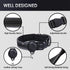 Reflective AirTag Dog Collar, Heavy Duty Padded Puppy Collar with AirTag Holder, Adjustable Air Tag Pet Collar for Small Medium Large Dogs, Black,...