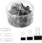 340PCS Paper Clips Binder Clips Teacher Supplies for Classroom Paperclips Small Binder Clips Paper Clips Assorted Sizes, School, Office (Black)...