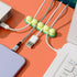 Cable Holder Clips - Cord Organizer Cable Management, Self Adhesive USB Charging Cable for Desk, Home, Office, Car (2pcs)...