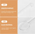 STOBAZA 6Pcs Coffee & Espresso Spoons Glass Stirring Teaspoons 5.58 Inches Stirring Rod Mixing Spoon Ice Tea Stirrers for Coffee Tea Sugar Home Ba...