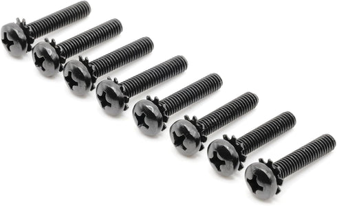 ReplacementScrews 1 Set of Metric Screws (Model RS-198358) Pan Head - Philips Drive - Black Plated (Pack of 8)...