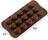 Silicone Heart Chocolate Mold, Candy Molds for Party, Wedding, Jelly, Heart Shaped Ice Cube, Pack of 2...