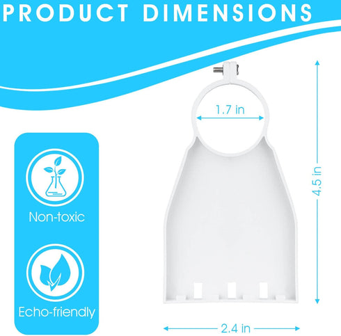 Design Sud Station Laundry Detergent Tray Cup Holder, 2 Pack, Liquid Mess and Drip Catcher with Angled Platform for Soap Dispensers and Fabric Sof...