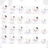 24pcs Mini Cows Figurines, Cute Miniature Cows 6 Styles Tiny Resin Animals Micro Moss Landscape Ornaments Little Toy for Dollhouse DIY Fairy Craft...