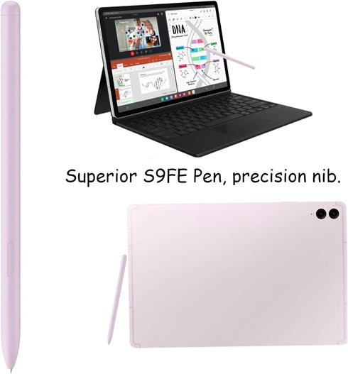 2 Pack Galaxy Tab S9 FE S Pen for Samsung Galaxy Tab S9 FE / S9 FE+ Stylus Pen,Replacement for Samsung Galaxy Tab S9 FE Pen(Purple)...