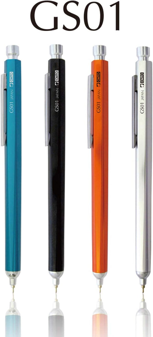 Auto GS01-S7-SV Oil-based Ballpoint Pen, GS01, Silver...