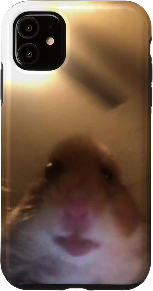 iPhone 11 Hamster Meme Videocall Home Office Home School Funny Hamster Case...