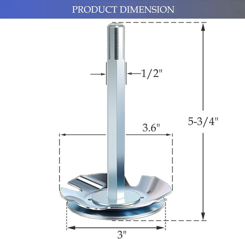 Plumbing PVC Fitting Saver, Pipe Reamer Cutter for Removing SCH 40 from Hub, PVC Socket Saver for Water Lines, Drain Lines, Vent Lines, Fits 1/2" ...