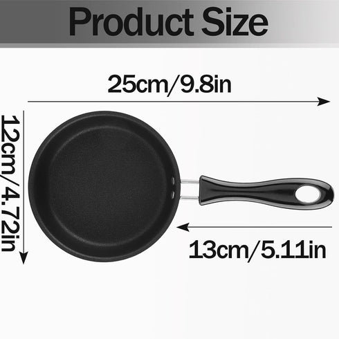 Home Kitchen Small Frying Pan, Small Frying Pan With Nonstick Coating Induction Stove Non-stick Frying Pan Portable Frying Pan With Handle Suitabl...