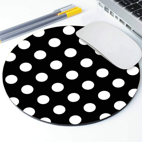 Mouse Pad Polka Dots Mouse Pad Dot Mouse Pad Office Mouse Pad Personalized Mouse Pad Desk Accessories Mouse Pad Round MousePad 7.9 x 7.9 x 0.12 In...