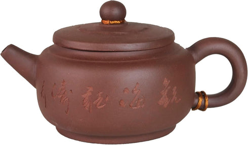 Zisha Clay Teapot Chinese Tea Pot Ceramics Purple Sand Pot Kungfu Tea Kettle Filter Loose Tea (8oz)...