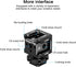 Suptig 3 Port Cold Shoe Mount with 1/4"-20 Thread for Camera Cage Flash LED Monitor Microphone etc....