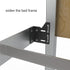 2 PCS Bed Frame Brackets Adapter for Headboard Extra Heavy Duty,Bed Frame Adapter Brackets, Queen Bed Modification Plate,Bed Headboard Frame Conve...