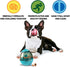 JZXOIVA Dog Treat Ball, Adjustable Dog Treat Dog Ball Dispensing Dog Toys, Interactive Food Puzzles Ball for Dogs, Pet Slow Feeder Ball...