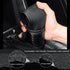Car Gear Shift Knob Cover,Carbon Fibre Leather Gear Stick Cover for Car Decorations & Protection,Universal Car Interior Accessories Fits Car SUV T...