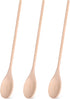 HANSGO 3PCS Long Handle Cooking Spoons, 14 Inch Long Wooden Spoons Wooden Tasting Spoons Japanese Style Large Cooking Spoons...