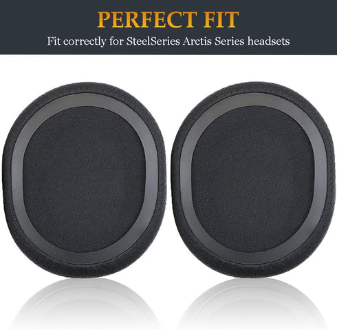 Arctis 7/5/3/1 Earpads Cooling Gel Arctis Pro Ear Cushions, Upgrade Ear Pads Parts Replacement for SteelSeries Arctis 7/5/3/1/9X/Pro/Prime, Nova 7...