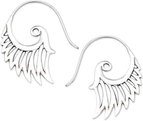 NOVICA Artisan Handmade .925 Sterling Silver Drop Shaped from Indonesia Animal Themed Sea Life Earrings...