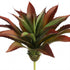 JUSTOYOU Large Artificial Succulents Aloe Plants Real Touch Fake Flowers Unpotted for Home Wedding Festival Arrangement (1, Green-Red)...